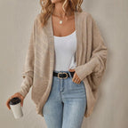 Damen Oversized Strickjacke mit lässigen Ärmeln R&B