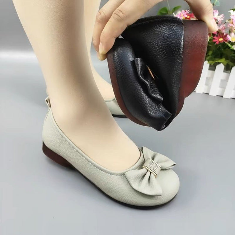 Damen Ballerinas mit eleganter Schleifenverzierung und komfortablem Fußbett R&B