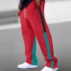 Herren Sporthose mit seitlichen Druckknöpfen R&B