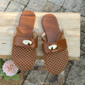 Damen Clogs mit modischem Netzdesign und eleganter Schnallenapplikation R&B
