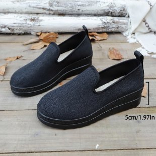 Damen Komfortable Slip-On Schuhe mit flexiblem Obermaterial und weicher Sohle R&B