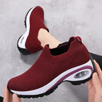 Damen Bequeme Sneakers mit elastischem Strickoberteil und Luftpolstertechnologie R&B