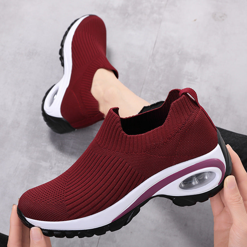 Damen Komfortable und luftdurchlässige Slip-On Sneakers R&B