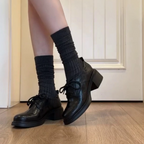 Damen Elegante Halbschuhe mit komfortablem Blockabsatz und individuell regulierbarem Schnürsystem R&B