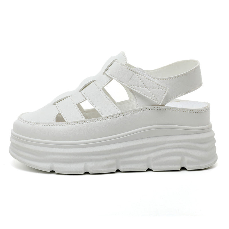 Damen luftige Plateau Sandalen R&B
