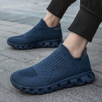 Damen Bequeme Slip-On Sneakers mit atmungsaktivem Obermaterial und dämpfender Sohle