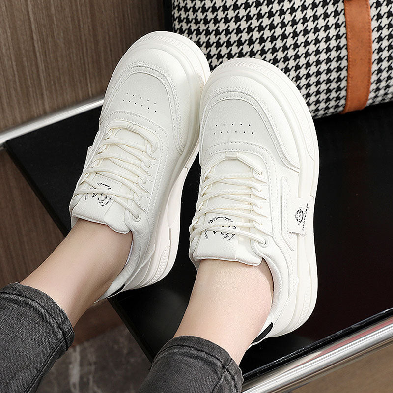 Damen modische Sneakers mit verstärktem Sohlenprofil und atmungsaktiver Obermaterialstruktur R&B