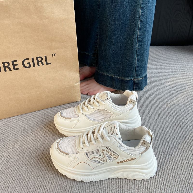 Damen Sportliche Chunky Sneakers mit atmungsaktivem Obermaterial und robustem Profil R&B