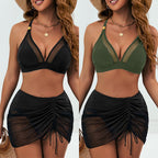 Damen Strand-Bikini-Set mit raffiniertem Mesh und elegantem Schnitt R&B