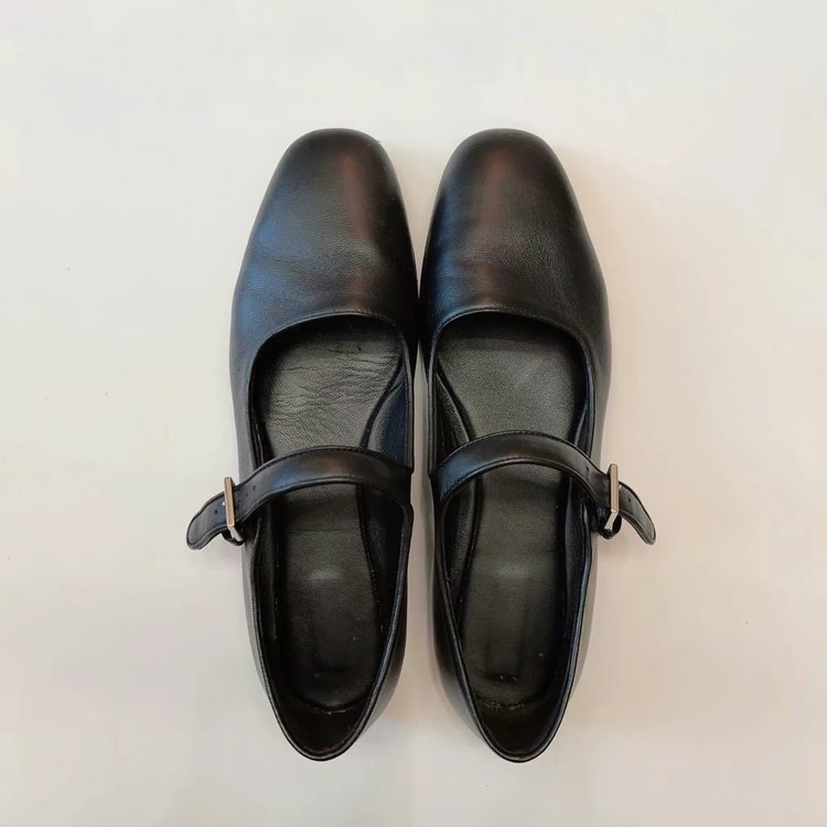 Damen elegante Mary Jane Ballerinas mit modischer Schnalle R&B