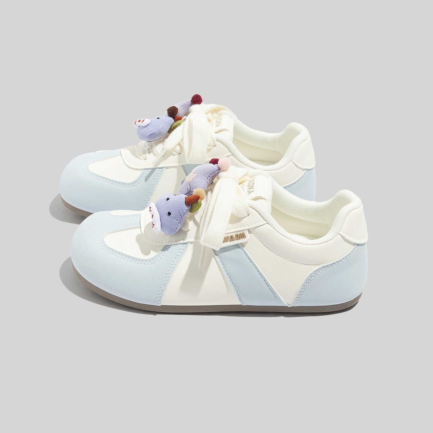 Damen Sneakers mit tierischen Applikationen und bequemer Dämpfung