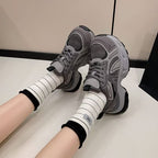 Damen Sportliche Atmungsaktive Sneakers mit gepolsterter Sohle und rutschfester Außensohle R&B