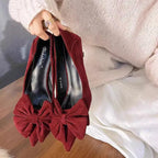 Damen elegante Pumps mit raffinierten Schleifenakzenten R&B