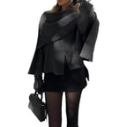 Damen Oversized Strickjacke mit elegantem Schnitt und voluminösen Ärmeln R&B