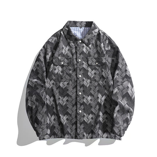 Herren lässige Overshirt R&B