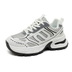 Damen sportliche Sneakers mit atmungsaktivem Obermaterial und stoßdämpfendem Design R&B