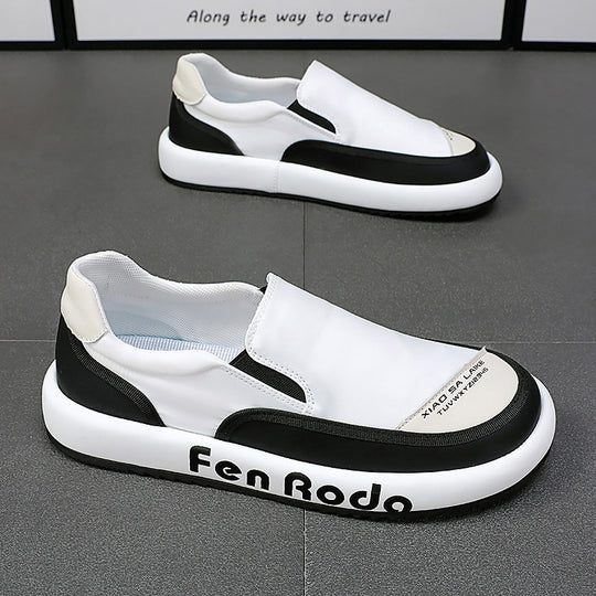 Damen Bequeme Slip-On Sneakers mit trendigem Design und rutschfester Sohle R&B