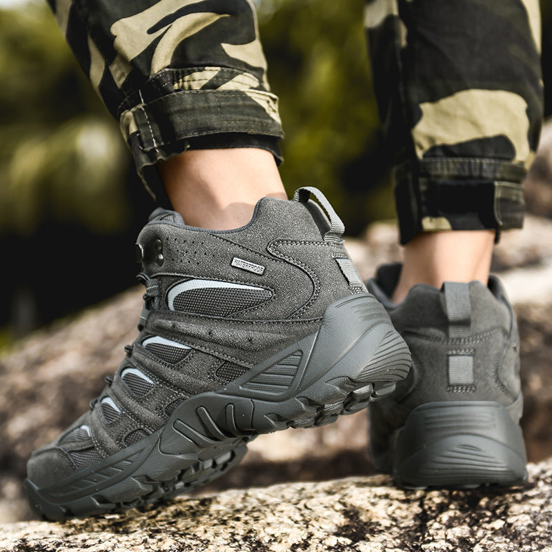 Damen Hochwertige Wanderstiefel mit rutschfester Profilsohle