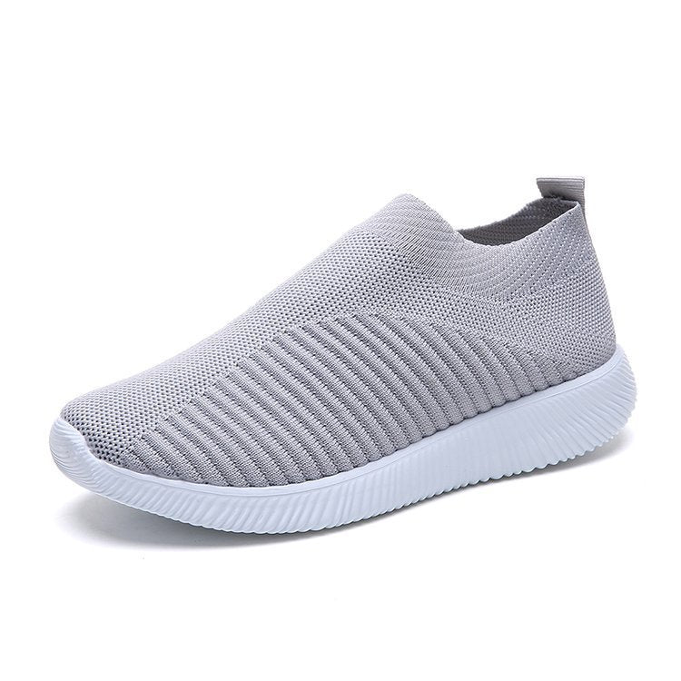 Damen atmungsaktive Sneaker mit elastischem Obermaterial und rutschfester Sohle R&B