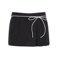 Damen Shorts mit schickem Streifenmuster und elastischem Bund R&B