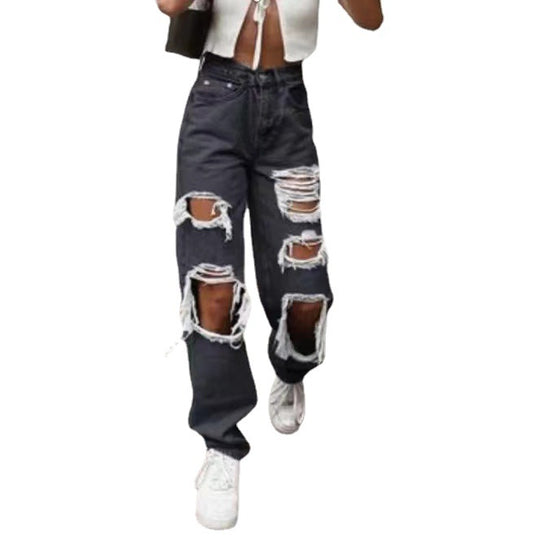 Damen Destroyed Jeans R&B