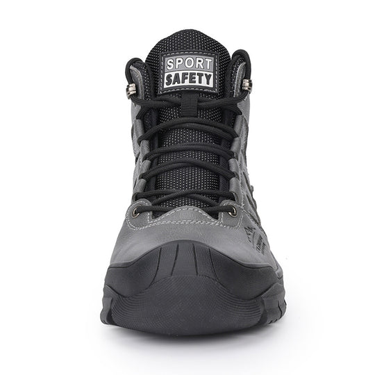 Herren Sicherheits-Hiking-Schuhe mit dämpfender Sohle und verstärktem Knöchel R&B
