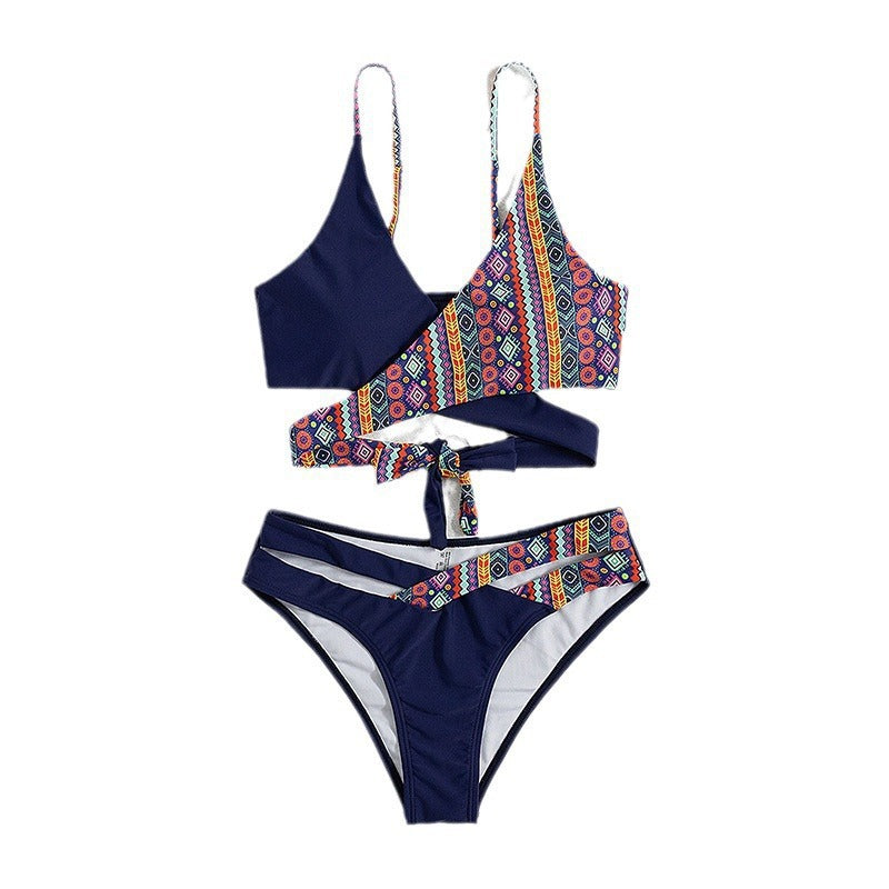Damen Triangel-Bikini mit modischem Schnitt und verspieltem Design R&B
