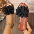 Damen Komfortable Sandalen mit floralem Dekor R&B