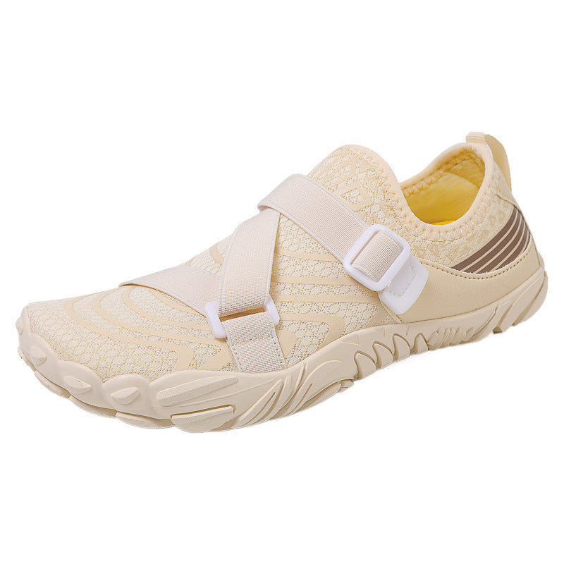 Damen Schwimmschuhe mit verstellbarem Klettverschluss und rutschfester Sohle