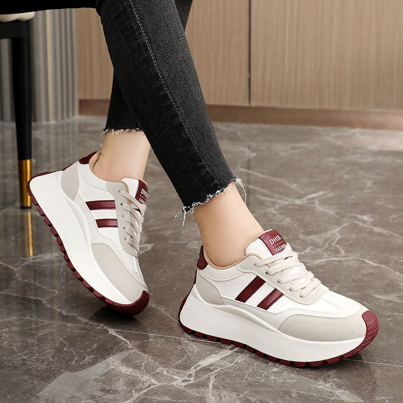 Damen Modische Chunky Sneakers mit dämpfendem Sohlenprofil und atmungsaktivem Obermaterial R&B