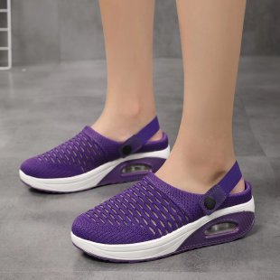 Damen atmungsaktive Clogs mit komfortabler Sohle R&B