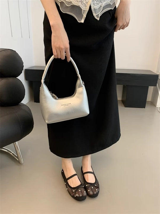 Damen Ballerinas mit zartem Schleifen-Design und Perlverzierung R&B