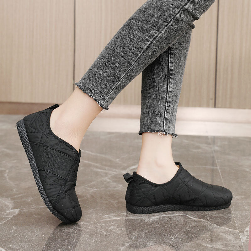 Damen Hausschuhe mit isolierendem Fleece-Innenfutter und rutschfester Sohle R&B