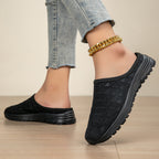 Damen nan atmungsaktiver Netz-Slipper mit Diamantstruktur-Obermaterial und gedämpfter Leichtsohle R&B
