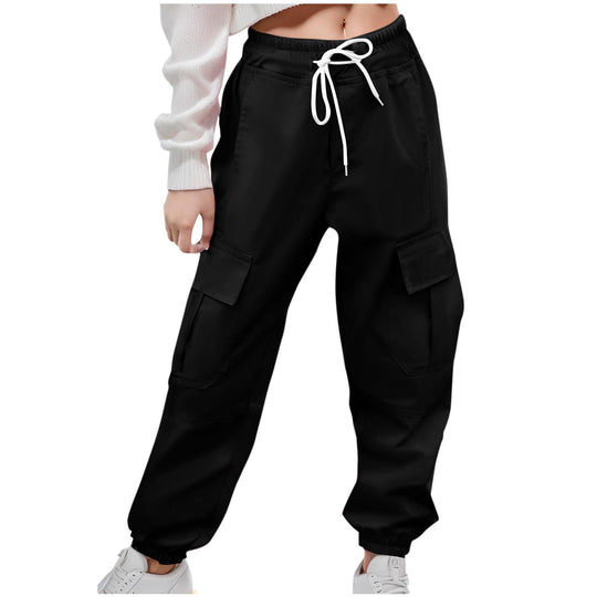 Damen Cargo-Hose mit elastischem Bund und praktischen Seitentaschen R&B