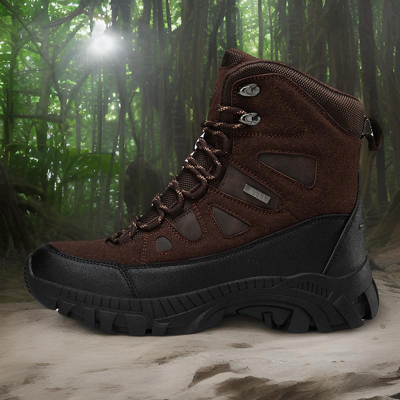Herren Hochleistungs Wanderstiefel mit verstärktem Knöchelschutz und rutschfester Sohle R&B