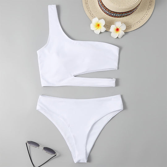 Damen Einseitiger Bikini mit innovativem Cut-Out R&B