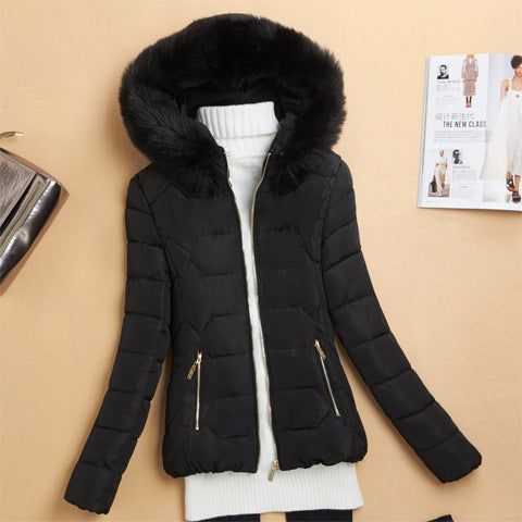 R&B | Winterjacke mit Kunstfellkragen für Damen