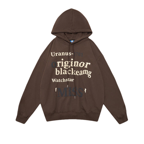 Damen Freizeit Hoodie mit trendigem Schriftzug R&B