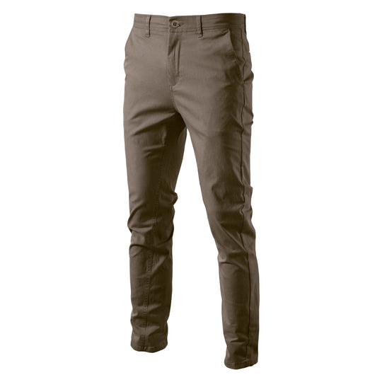 Herren Chinohose mit schmaler Passform und elastischem Bund R&B