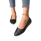 Damen Elegante Ballerinas mit zeitlosem Design und weichem Obermaterial R&B