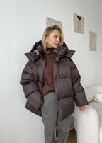 R&B | Pufferjacke - Burgunderrot