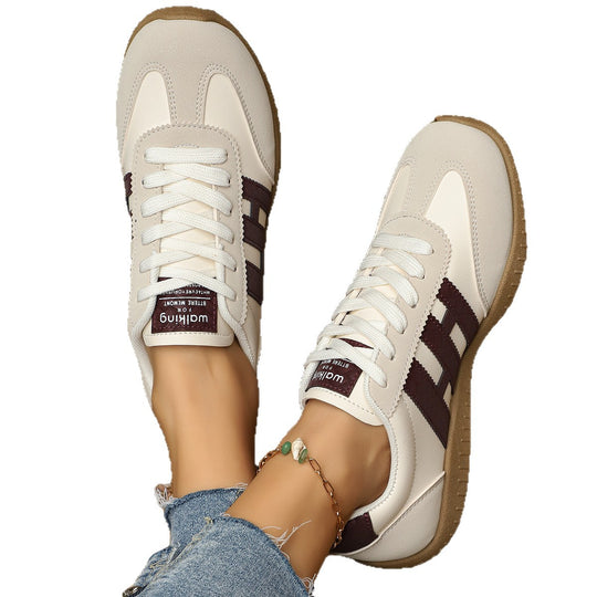 Damen Sneakers mit strukturiertem Obermaterial und bequemer Dämpfung R&B