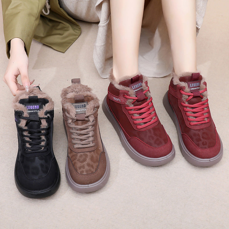 Damen Winterliche Sneakers mit isolierendem Innenfutter und rutschfester Sohle R&B
