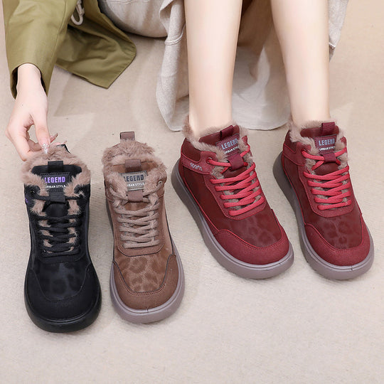 Damen Winterliche Sneakers mit isolierendem Innenfutter und rutschfester Sohle R&B