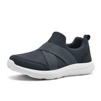 Damen Bequeme Slip-On Sneakers mit flexiblem Obermaterial und rutschfester Sohle