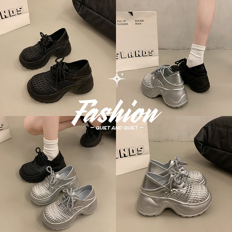 Damen Komfortable Sneaker mit atmungsaktiven Netz-Einsätzen