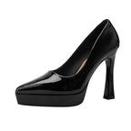 Damen Glamouröse High Heels mit Plateau und spitz zulaufendem Design