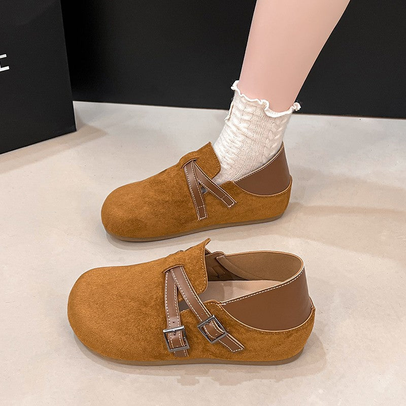 Damen Clogs mit modischem Riemendesign und komfortabler Sohle R&B