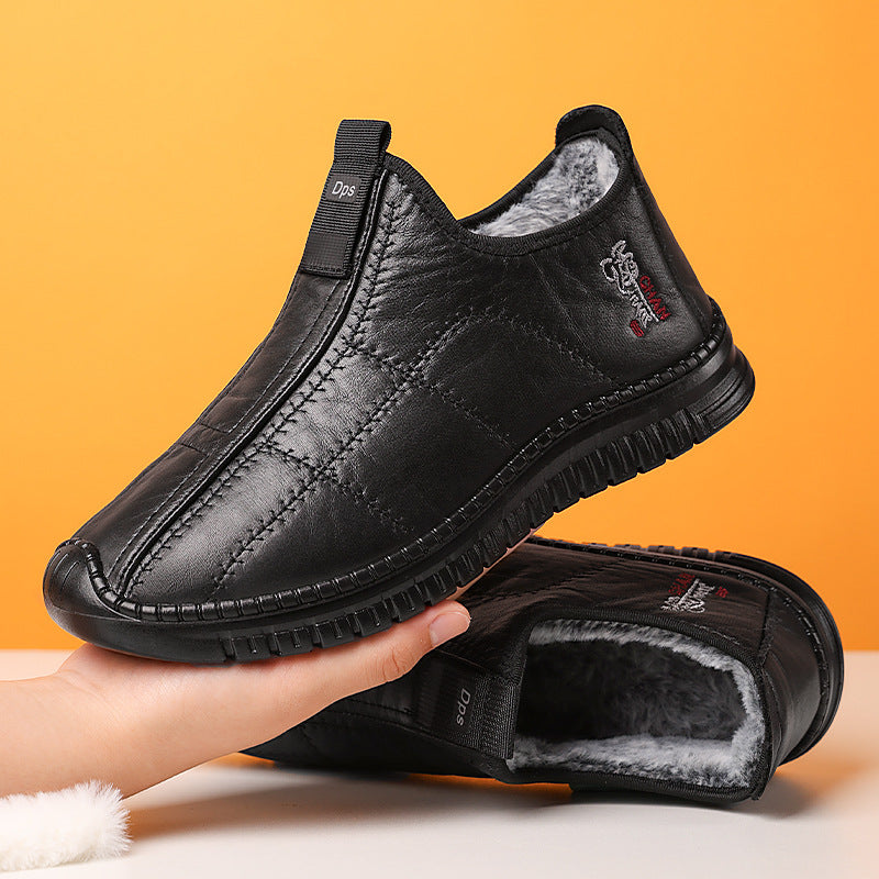 Damen Bequeme Hausschuhe mit samtigem Innenfutter und rutschfester Sohle R&B